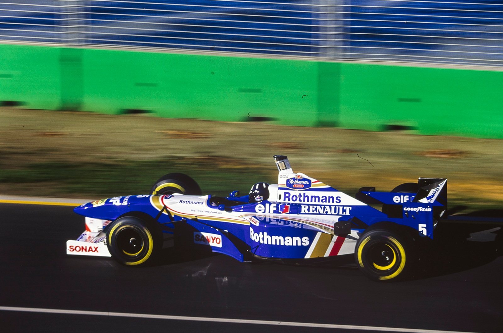 …and was back Down Under to win again for Williams at the first race of 1996