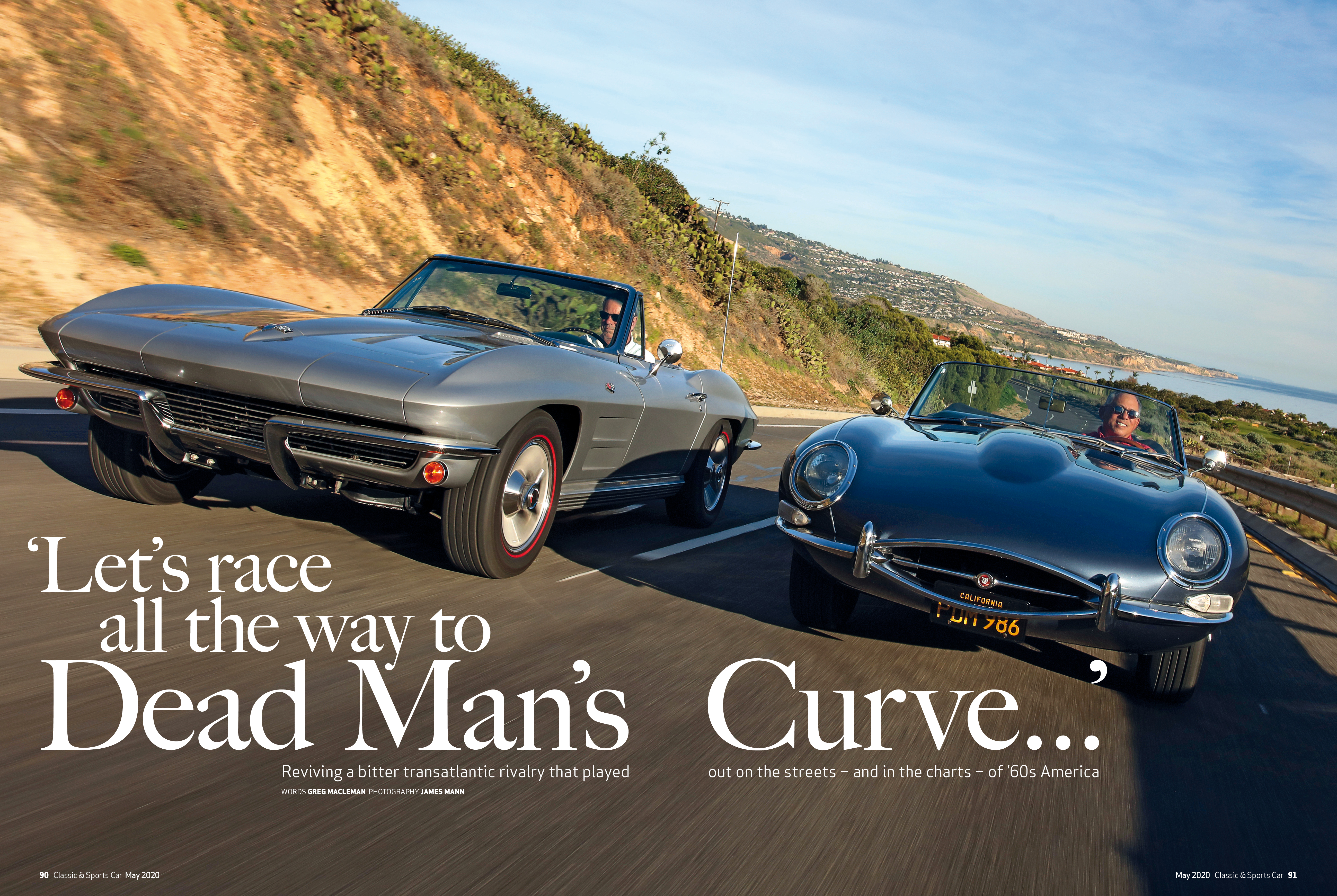 Classic & Sports Car – E-type vs Corvette: inside the May 2020 issue of C&SC