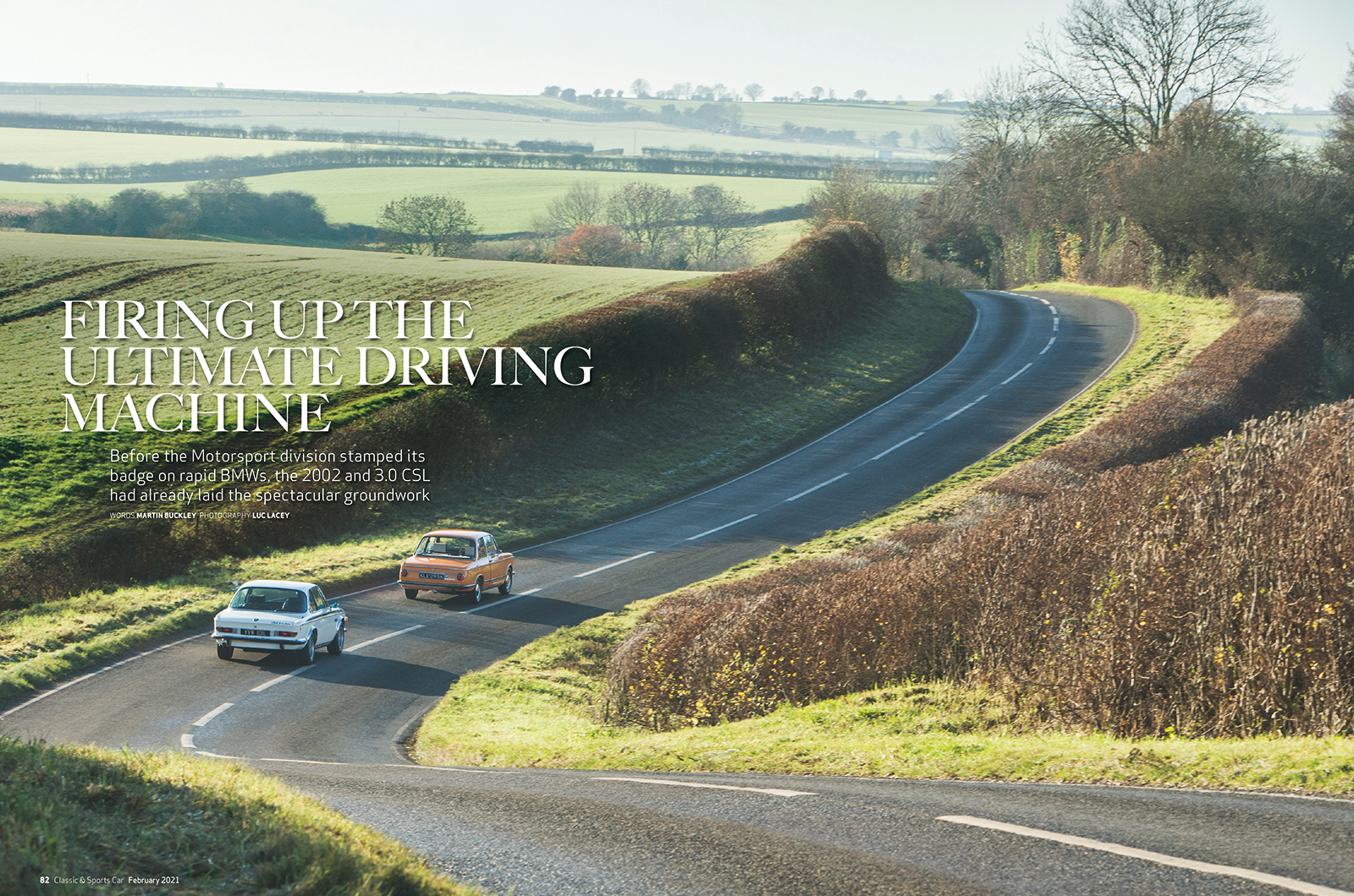 Classic & Sports Car – BMW 2002 and 3.0 CSL: inside the February 2021 issue of C&SC