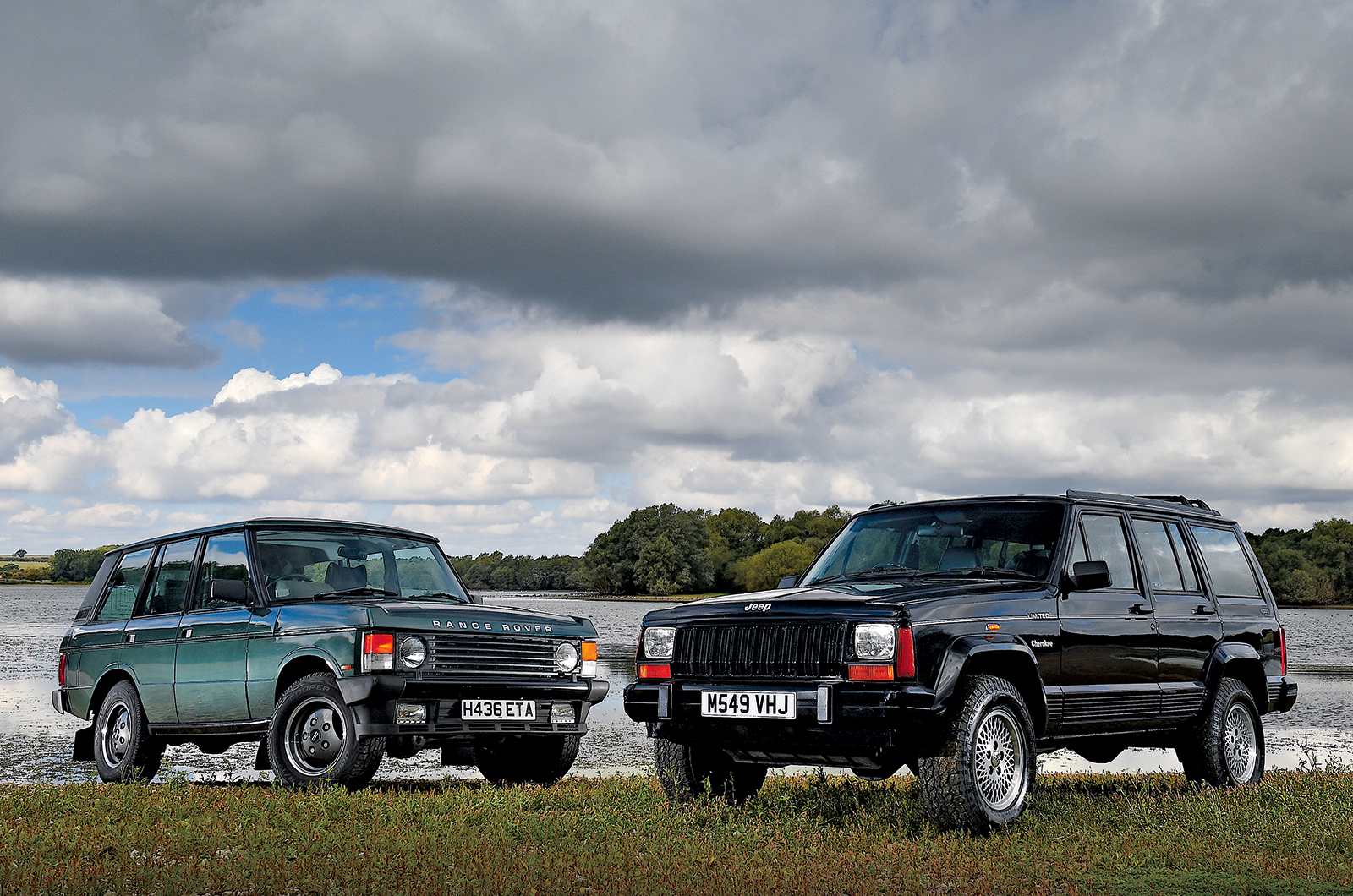 Classic & Sports Car – Jeep Cherokee 4.0 Limited vs Range Rover 3.9 SE: Uncle Sam fights back