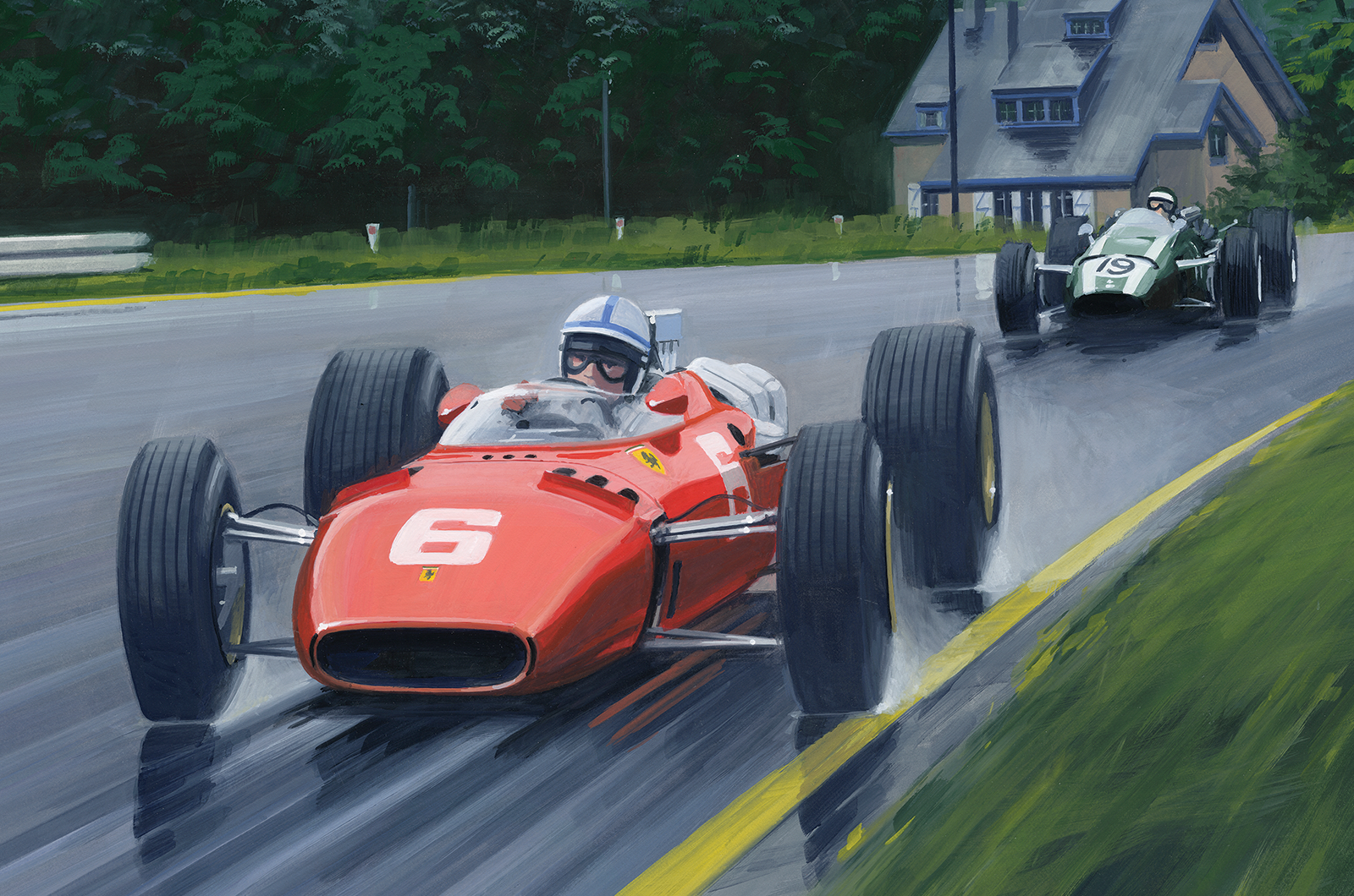 Classic & Sports Car – Motoring art: Martin Tomlinson