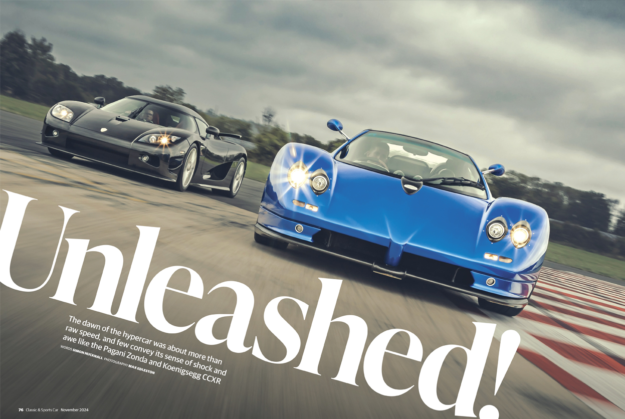 Classic & Sports Car – Pagani vs Koenigsegg: inside the November 2024 issue of Classic & Sports Car