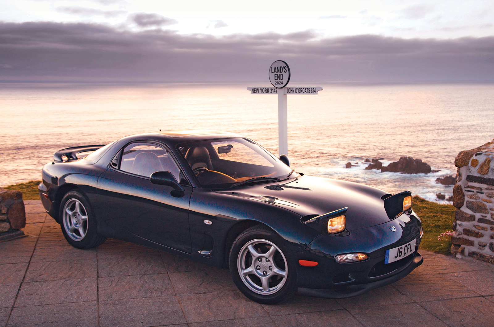 Classic & Sports Car – Mazda RX-7: Land’s End to John O’Groats on sustainable fuel