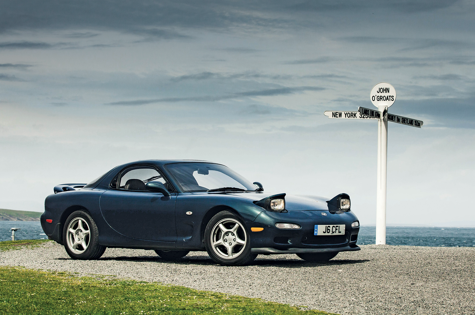 Classic & Sports Car – Mazda RX-7: Land’s End to John O’Groats on sustainable fuel