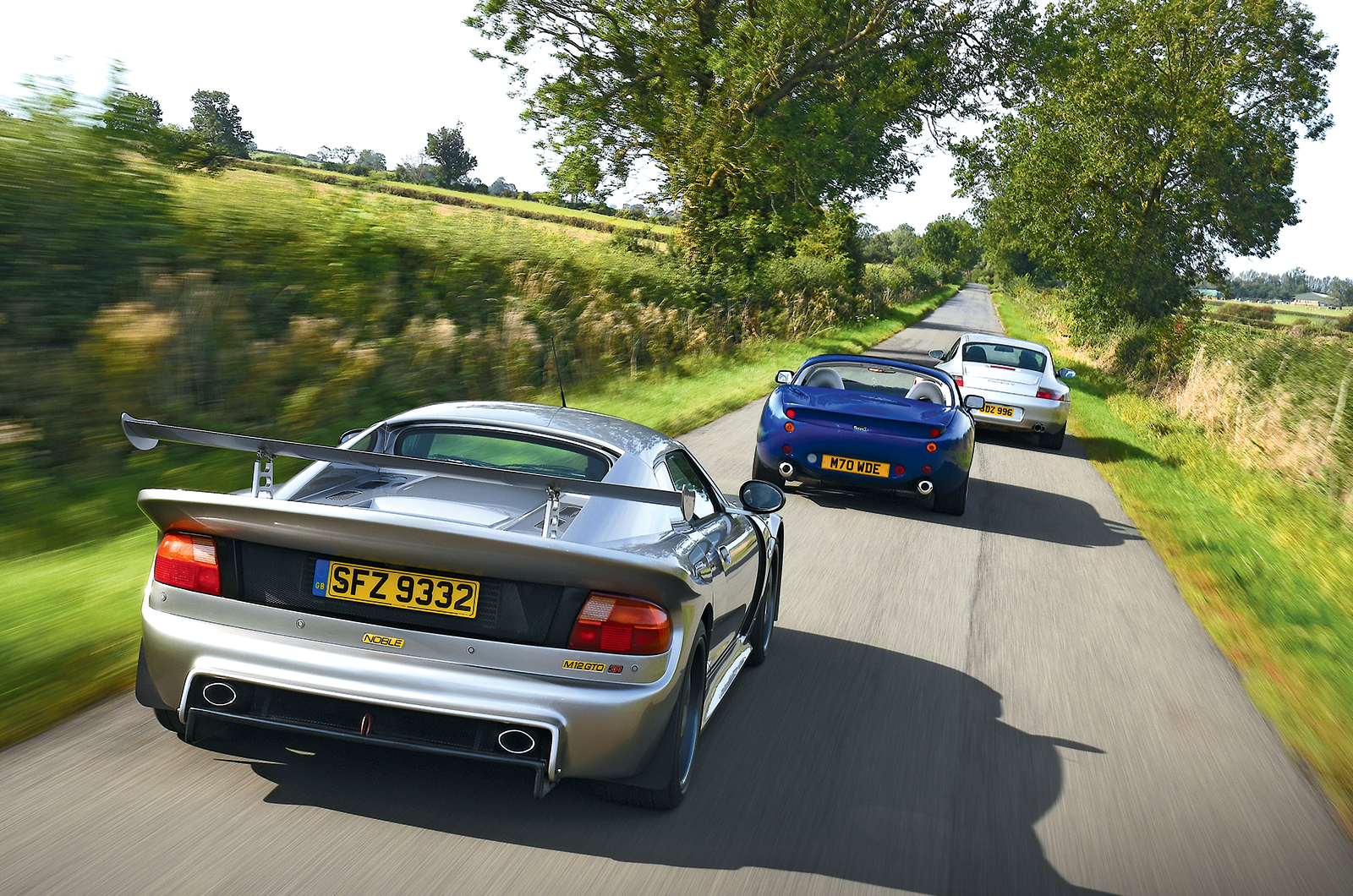 Classic & Sports Car – Porsche 911 vs Noble M12 vs TVR Tuscan: three-way split