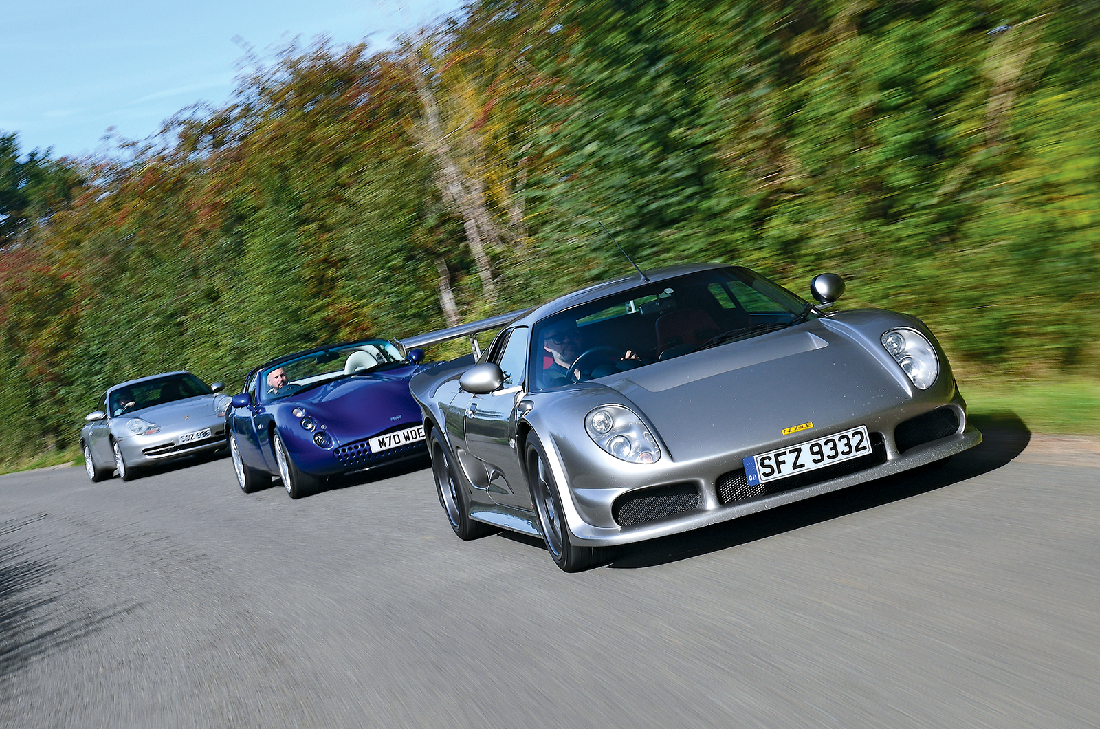 Classic & Sports Car – Porsche 911 vs Noble M12 vs TVR Tuscan: three-way split