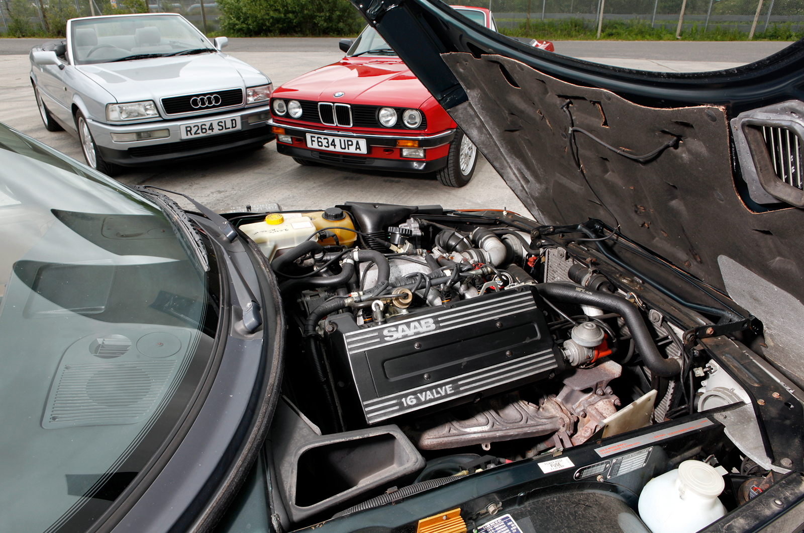 Classic & Sports Car – BMW 3 Series vs Audi 2.8 Cabriolet vs Saab 900: coupés lose their heads