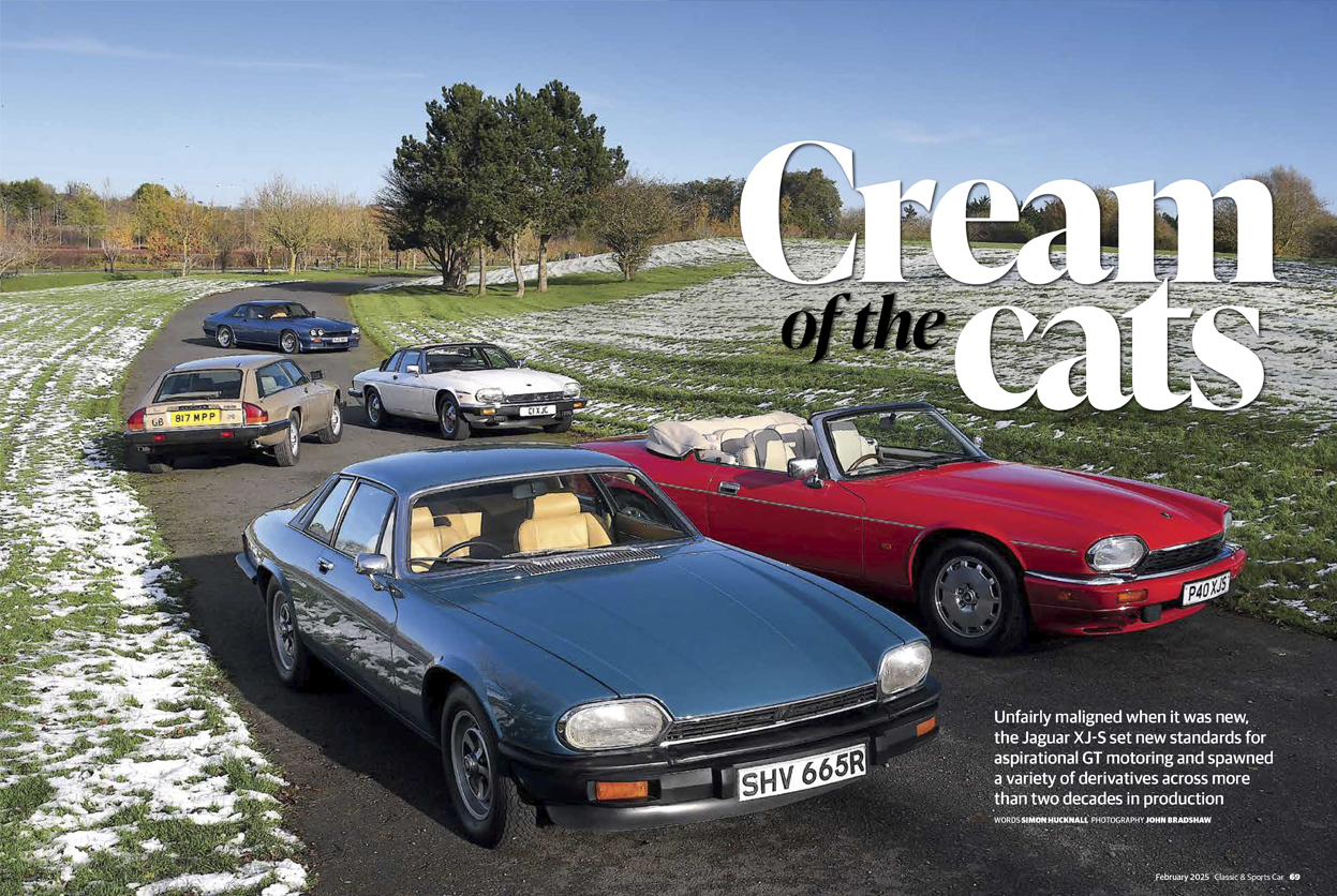 Classic & Sports Car – Jaguar XJ-S at 50: inside the February 2025 issue of Classic & Sports Car