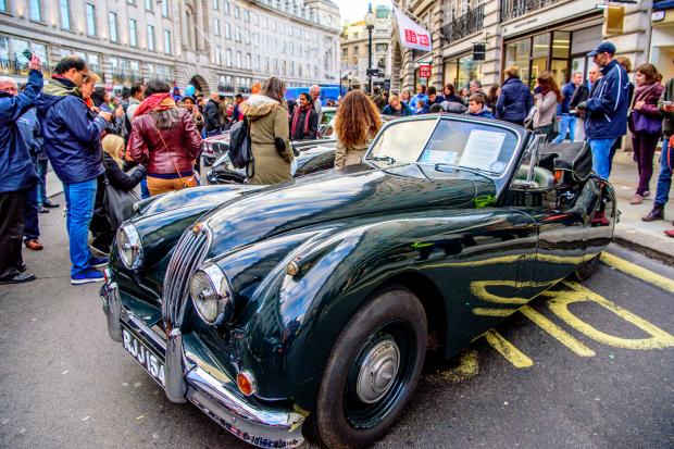 Classic & Sports Car – Classic Jaguar celebration at Regent Street show