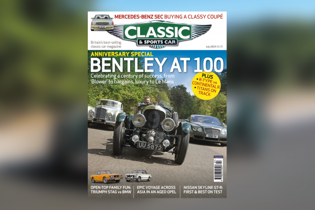Classic & Sports Car – Bentley at 100: Inside the July 2019 issue of C&SC
