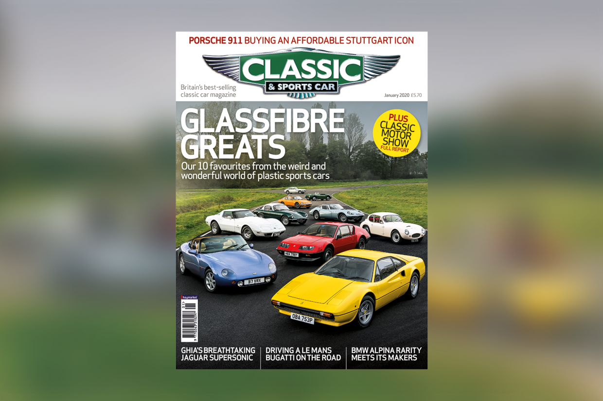 Classic & Sports Car – Glassfibre greats: Inside the January 2020 issue of C&SC