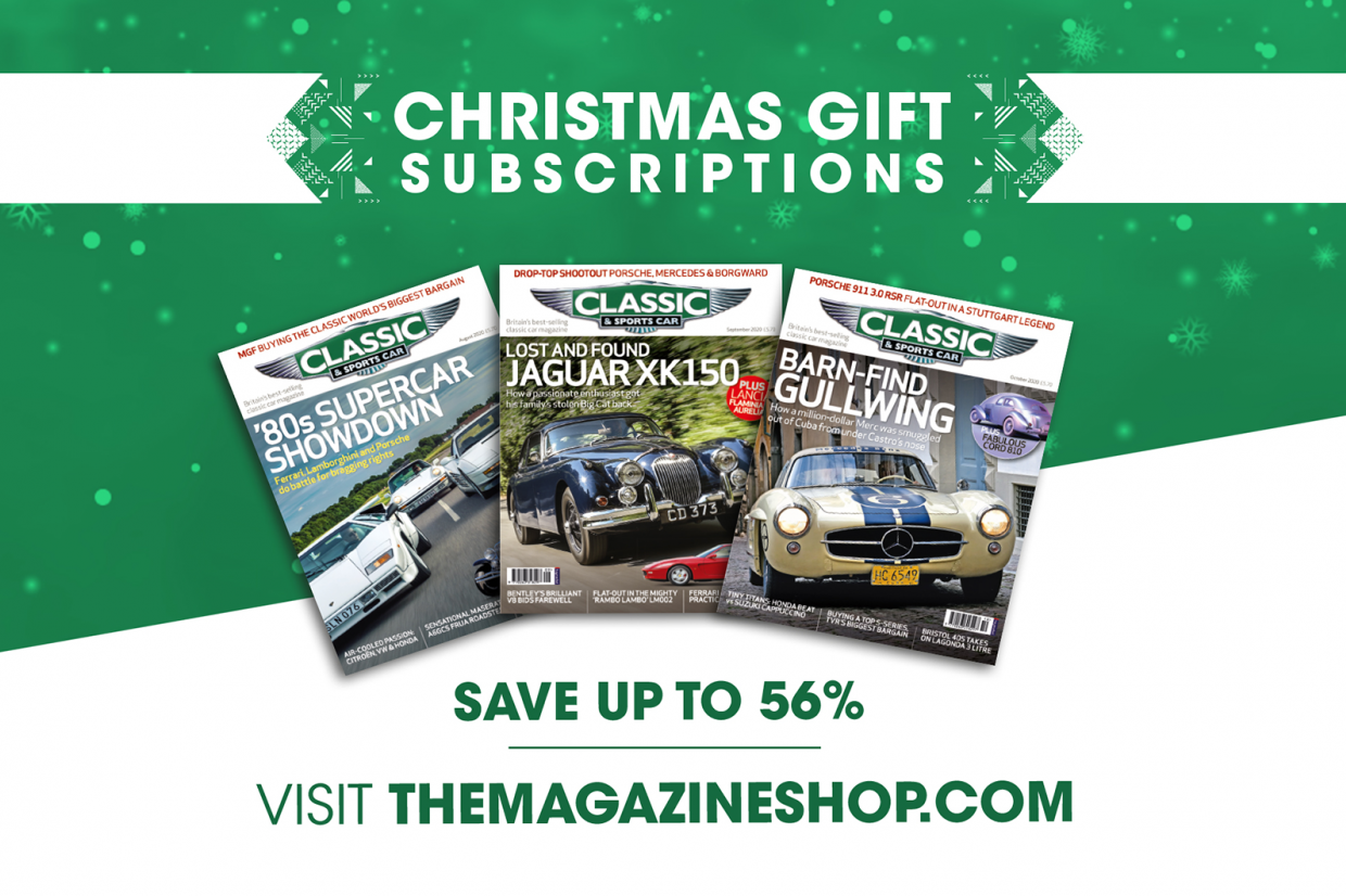Classic & Sports Car – Cracking Christmas gift subscription offers