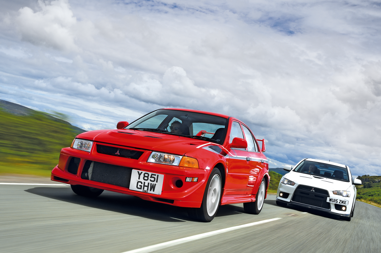 Signing off in style: Mitsubishi Lancer Evolution VI vs Evolution 