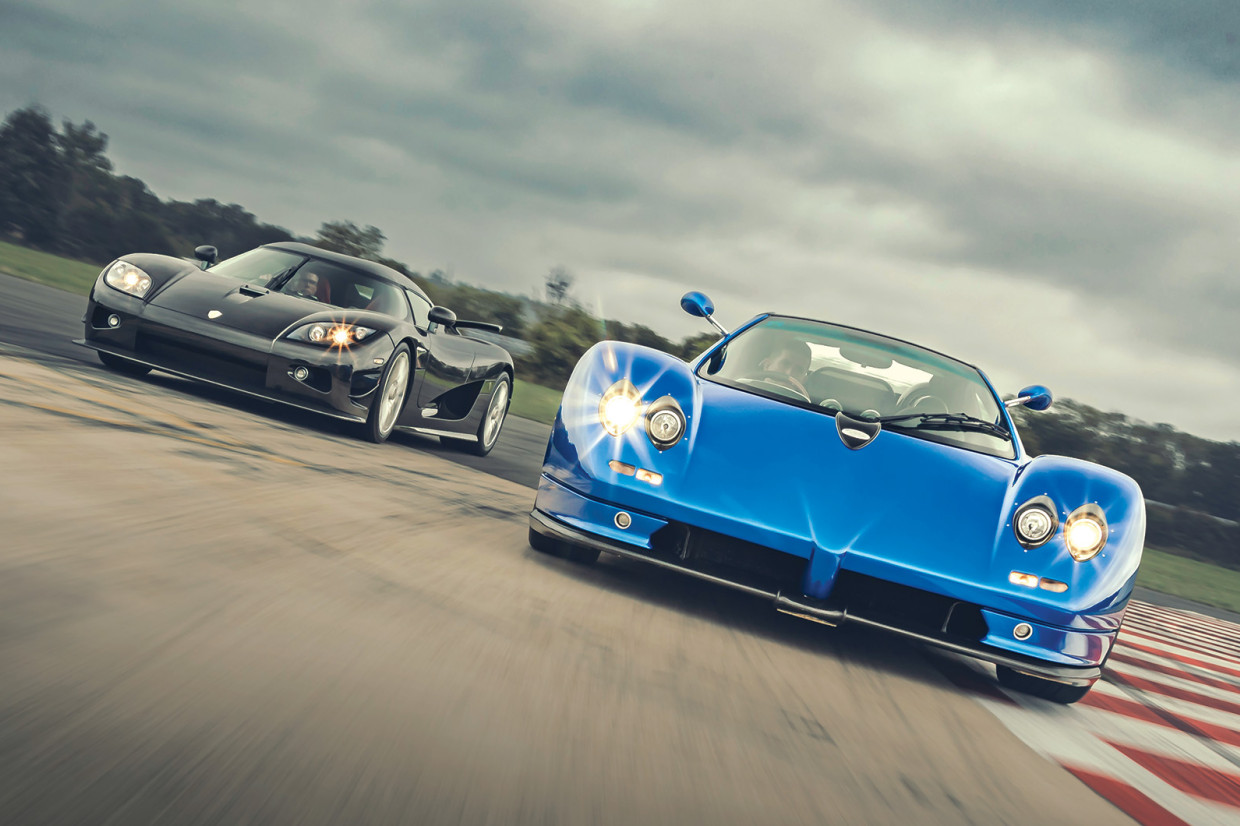 Pagani Zonda S Roadster vs Koenigsegg CCXR Edition: the dawn of the ...