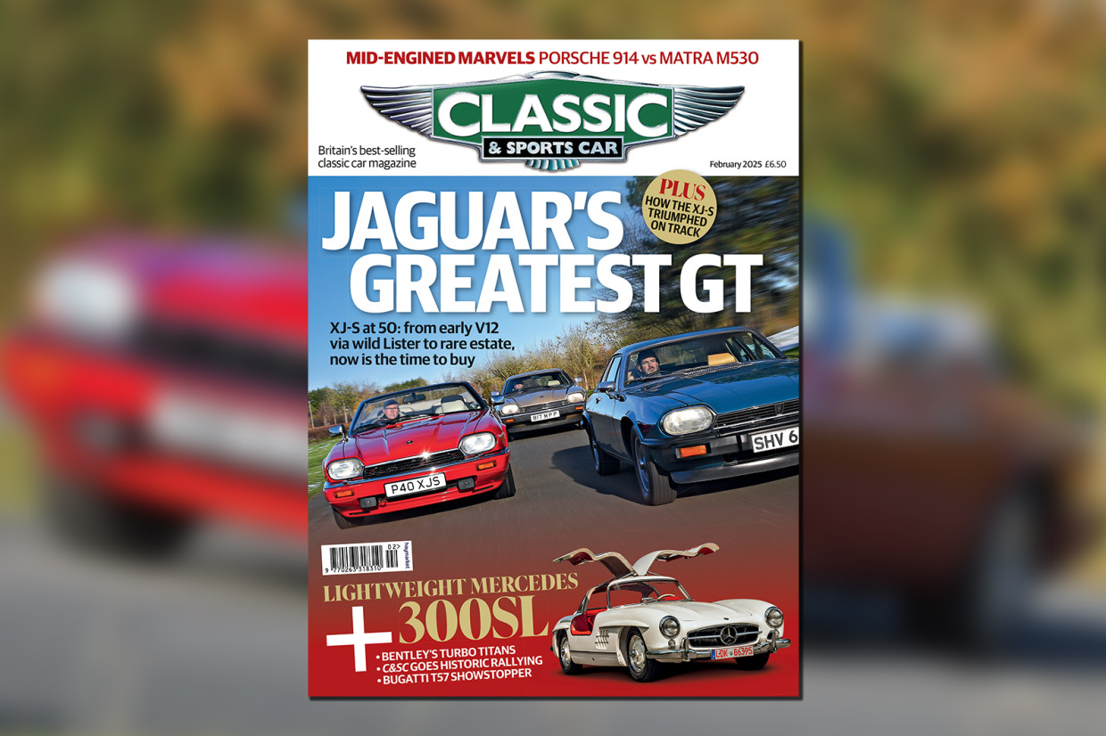 Classic & Sports Car – Jaguar XJ-S at 50: inside the February 2025 issue of Classic & Sports Car