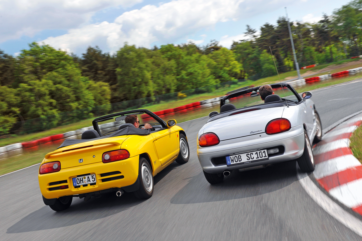 Tiddlers on test: Suzuki Cappuccino vs Honda Beat  Classic 