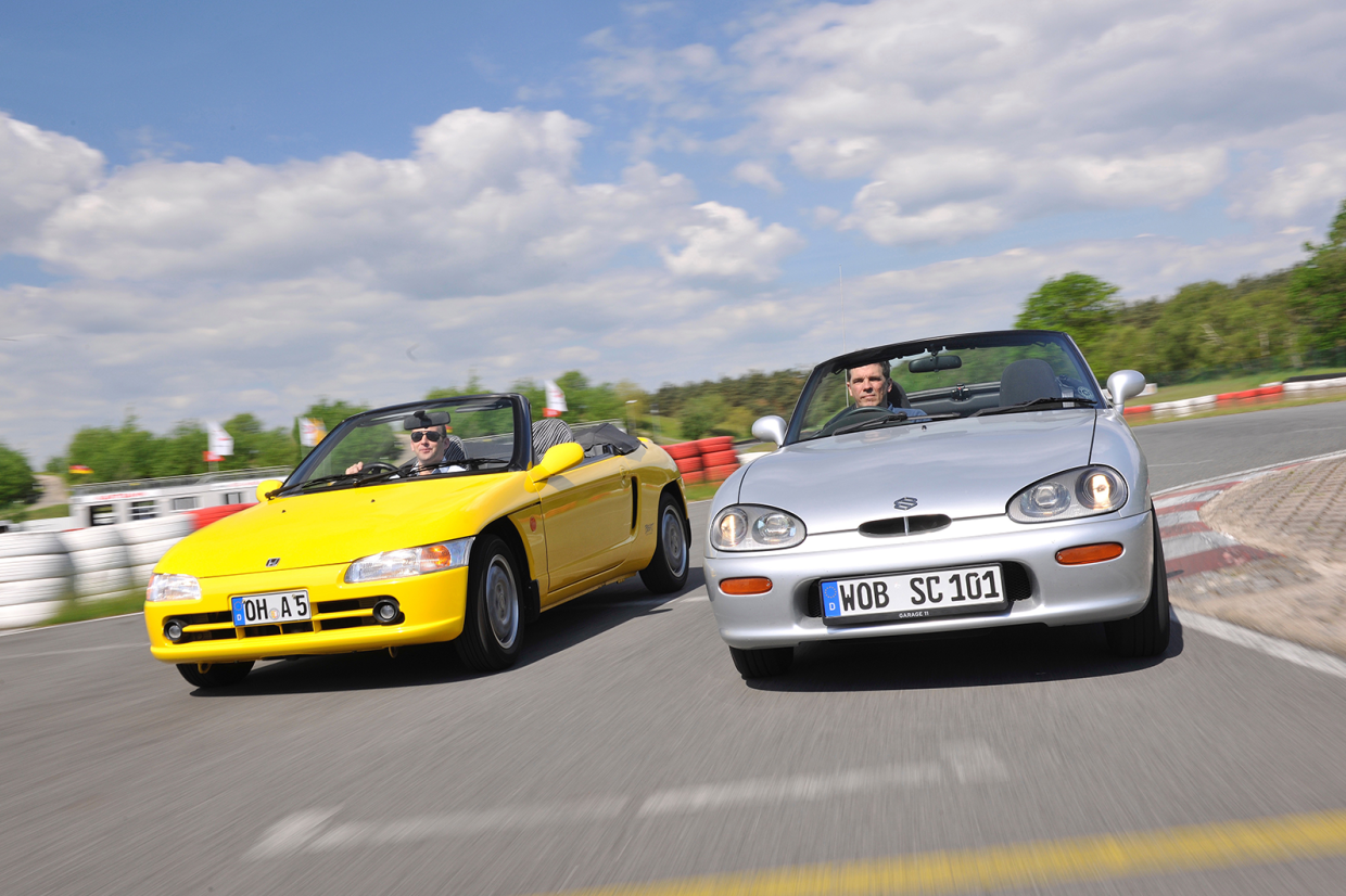 Tiddlers on test: Suzuki Cappuccino vs Honda Beat  Classic 