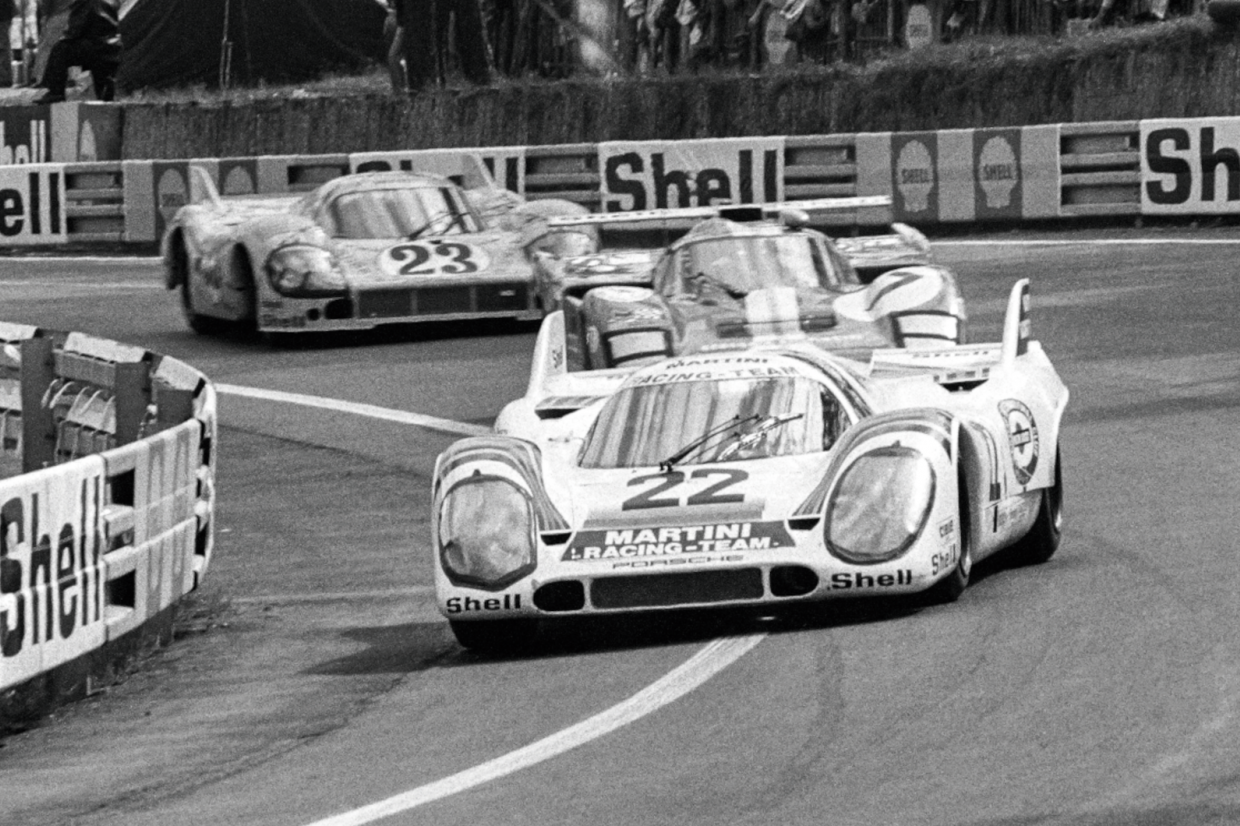 1972 Porsche 917 Coupe Le Mans Museum Showroom Advertising Poster RARE!! 1971 