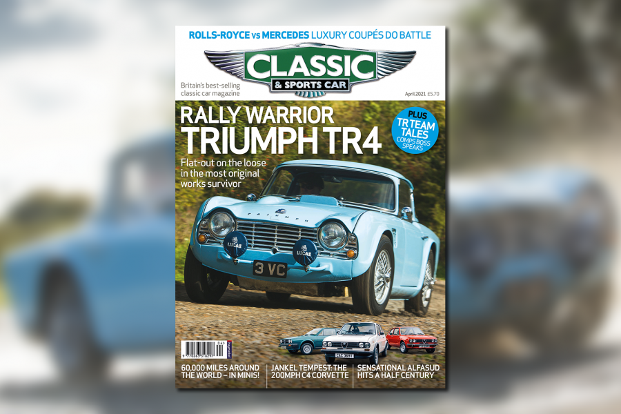 Classic & Sports Car – Works Triumph TR4 survivor: inside the April 2021 issue of C&SC
