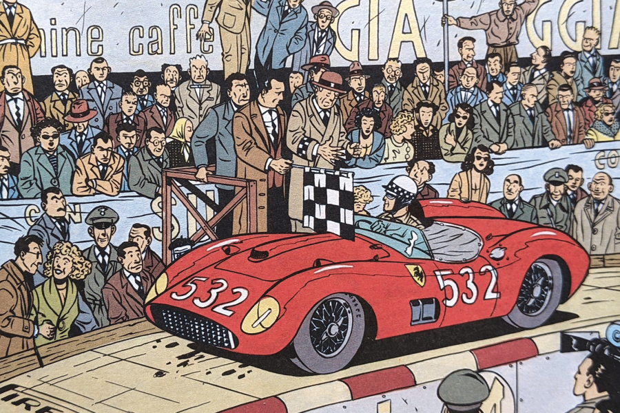 Classic & Sports Car – Motoring art: Michel Constant