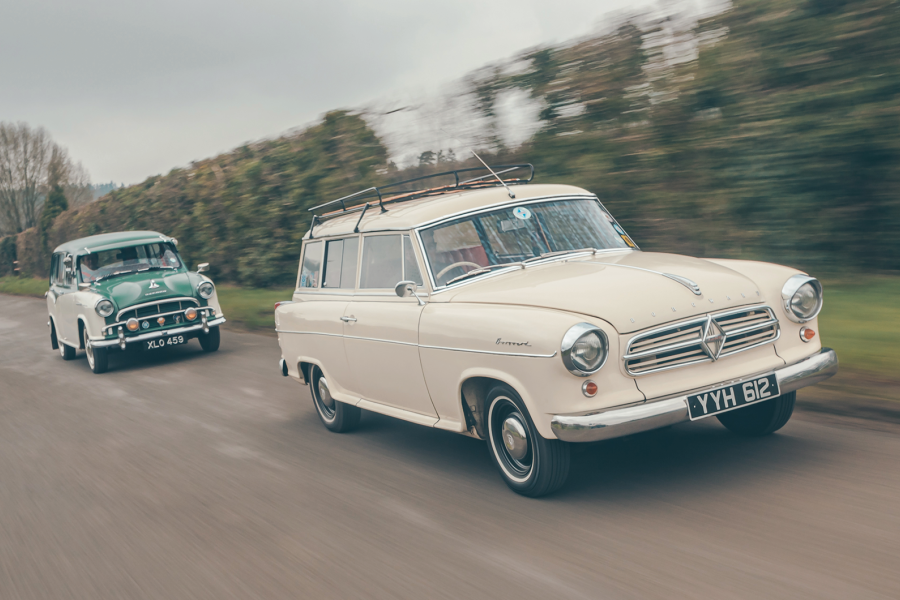 Classic & Sports Car – Morris Oxford Traveller vs Borgward Isabella Combi: practically perfect?