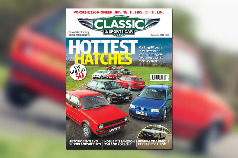 Classic & Sports Car – Volkswagen Golf at 50: inside the September 2024 issue of Classic & Sports Car