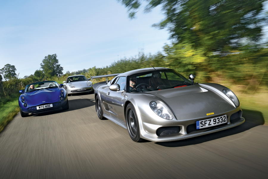 Classic & Sports Car – Porsche 911 vs Noble M12 vs TVR Tuscan: three-way split