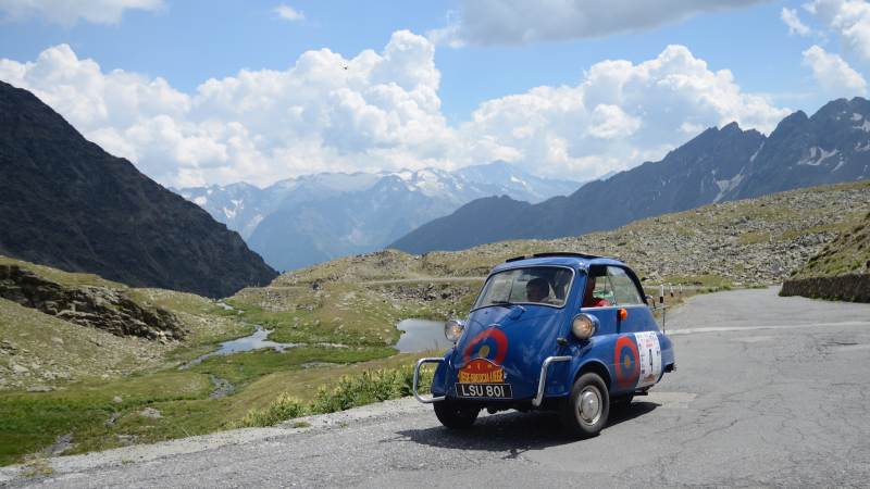On the road with the microcar rally