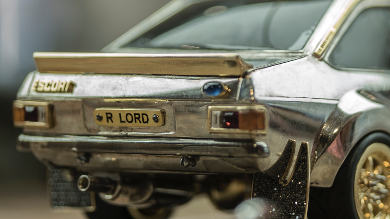 This jewel-encrusted Ford could be the most expensive Escort ever auctioned