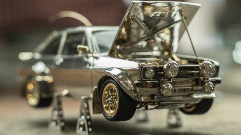 This jewel-encrusted Ford could be the most expensive Escort ever auctioned