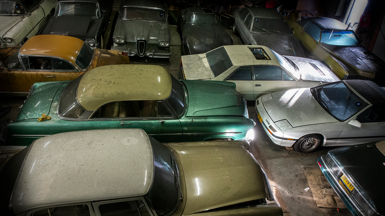 Rare classic cars up for auction after huge 230-vehicle find