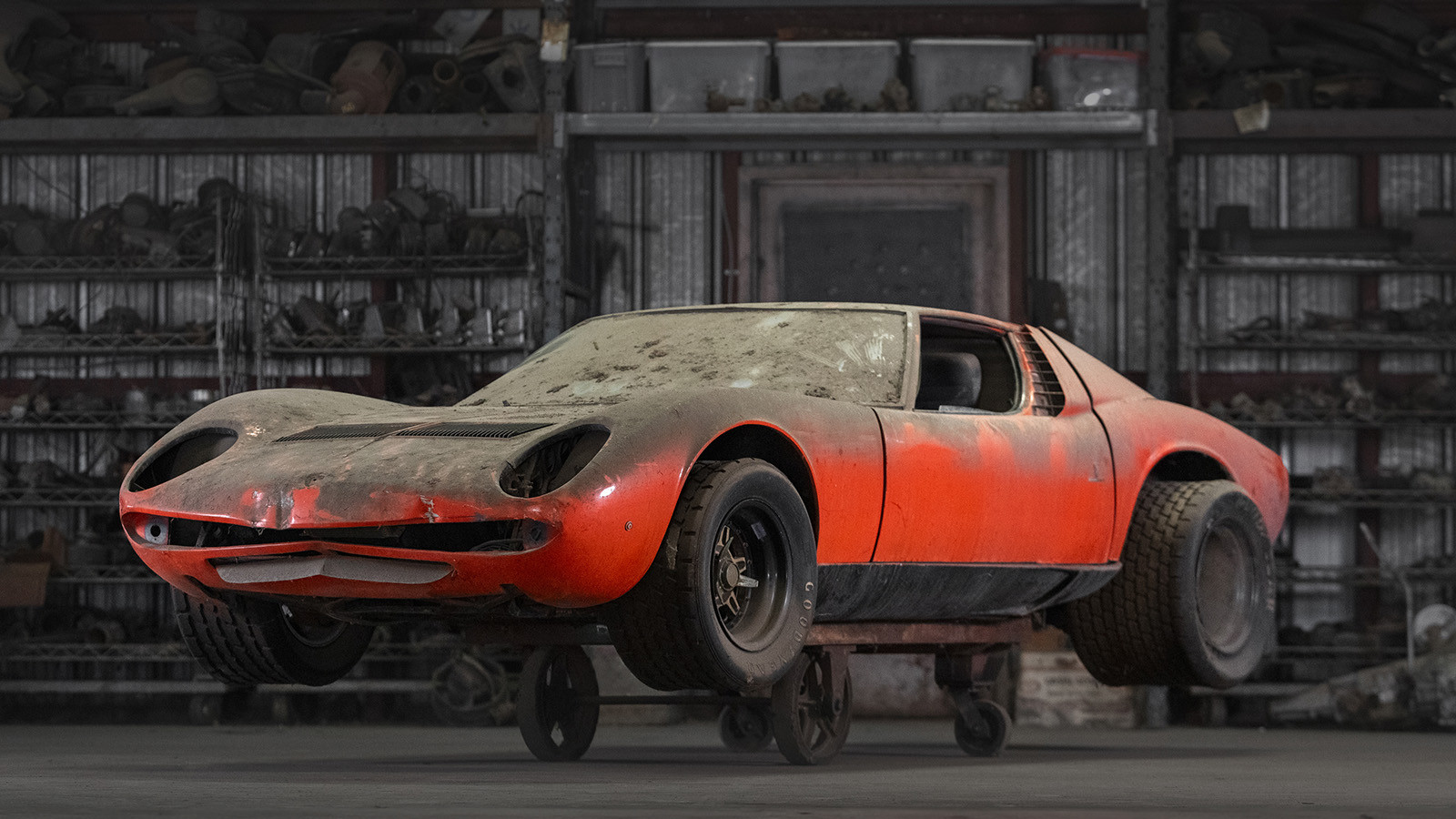 Lamborghini Miura P400 de 1967 (estimativa: 300-400 000 euros)