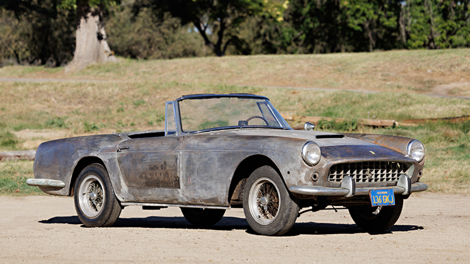 This barn-find Ferrari was a film star – now it’s for sale