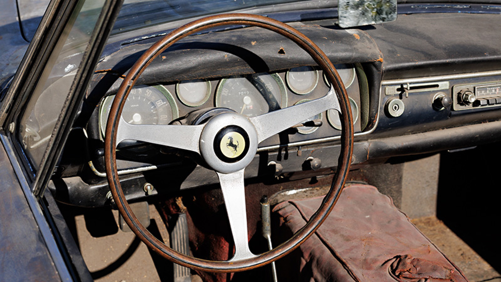 This barn-find Ferrari was a film star – now it’s for sale